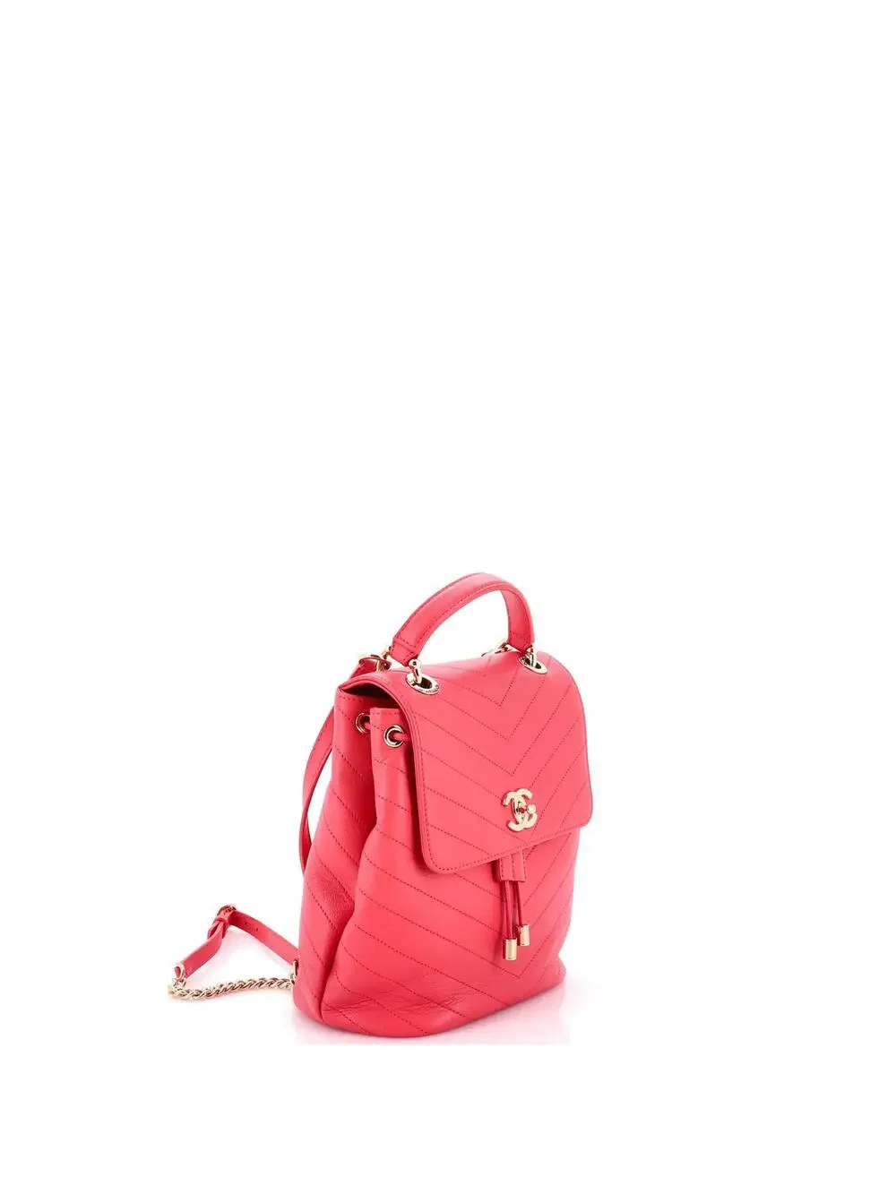 Chanel Cc Top Handle Flap Backpack #299240C46B